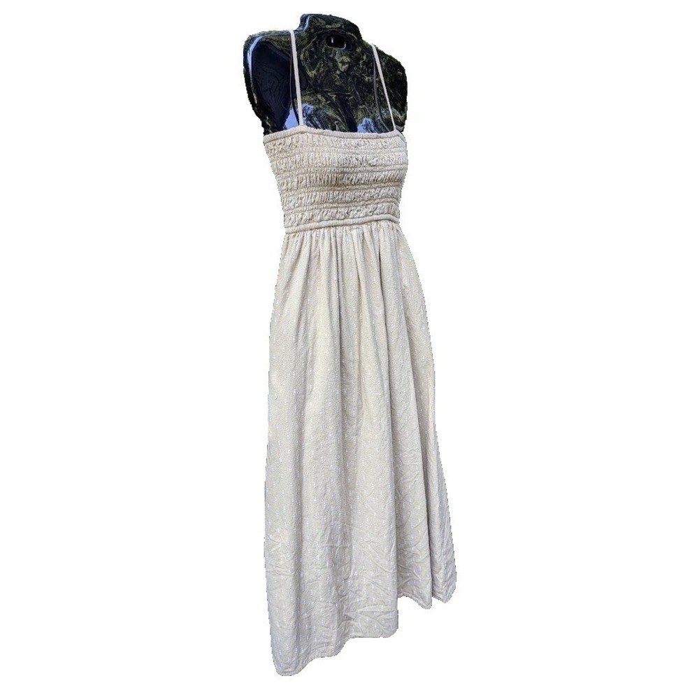 Madewell Maxi Sundress XXS Smocked Flowy Boho Feminine Resort Beachy Dainty Cute